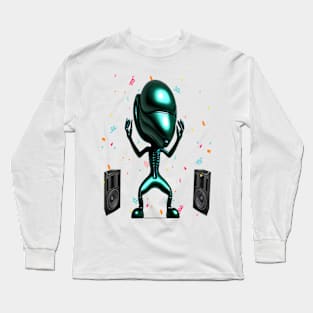 Alien Hip Hop 04 Long Sleeve T-Shirt